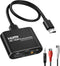 avedio links HDMI ARC Audio Extractor Converter - 4K@60Hz HDMI to Optical Toslink Adapter
