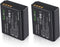 2-Pack LP-E10 Batteries for Canon EOS Rebel T7 T6 T5 T3, Kiss X50 X70, EOS 1100D 1200D 1300D Digital Camera