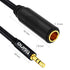 Tisino 1/4 to 3.5mm Adapter, 1/4" Female to 1/8" Male Stereo Audio Adapter for Headphones, Amplifiers, Guitar - 5ft
