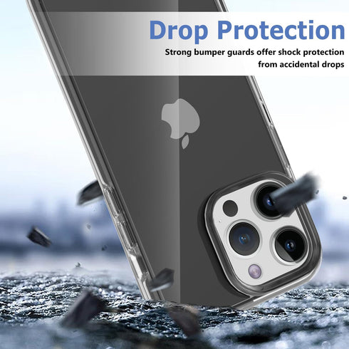 FanTEK 16 2pcs 1pcs 16 6.9 Inch Compatible with iPhone Pro Max Case with Screen Protectors and Camera Lens Protector