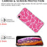Pink Melting Smile Face Case for iPhone XR, Aesthetic Trippy Smiling Face TPU Bumper Cover for Teens Men Women