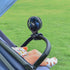 WiHoo Mini Handheld Stroller Fan, Personal Portable Car Seat Baby Fan with Flexible Tripod, USB or Battery Operated,