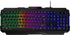 msi GK100 Forge US - Membrane Keyboard, RGB, Ergonomic, Anti-GHOSTING, Angle-Adjustable (Black)