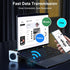 Techkey 5.3 11/10/8.1 Bluetooth Adapter for Desktop PC, Plug & Play USB Mini EDR Dongle Receiver & Transmitter