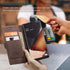 Samsung Galaxy Note 20 Ultra Wallet Case - Coffee Retro PU Leather Flip Magnetic Closure with Card Slots and Kickstand