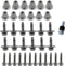 Tubular Side Step Mounting Hardware Kit for RAM 1500 2500 3500 4500 5500 (2013-2019)