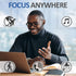 LUDOS FEROX Wired Earbuds, In-Ear Headphones with Microphone, Noise Isolation, Corded for 3.5mm Jack, Ear Buds for