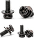 Impnit 20 M4x10mm 75x75mm 100x100mm M4 10mm PCS Vesa Screws, VESA Compatible TV/Monitor Wall Mount Screws