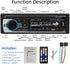 Auroky JSD-530 FM/MP3/TF/AUX/EQ, Single DIN Car Stereo Bluetooth Audio Player Handsfree Radio Receiver Dual USB Ports