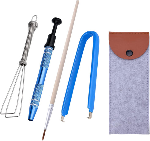 SAVITA Mechanical Keyboard Switch Puller Set, Keycap Remover Kit with Keycap Puller, Switch Clamp, Lube Pen