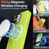 iPhone 11 Case, Shockproof & Drop Resistant (13FT), Translucent Matte, Strong Magnetic, Aluminum Alloy Keys,