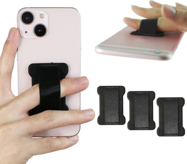 Phone Loop Finger Holder, Cell Phone Finger Grip Strap Holder for Hand, Ultra Thin Anti-Slip Grips Band Holder for Back