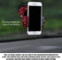 Bling Car Phone Holder, 360 Degree Adjustable Crystal Mount for Dashboard, Air Vent, Windshield (Red)
