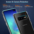 Rayboen Case for Galaxy S10 Plus, Shockproof Transparent Hard PC Back Flexible TPU Protection Phone Cover