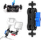 Mini Magic Arm with Double Ballhead 1/4" Screw Adapters& Metal Articulating Arm,