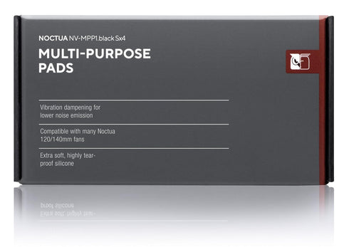Noctua NV-MPP1 Black, Multi-Purpose Pads for 120 & 140mm Fans, High-Quality Cooling Solution