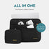 Omnpak MacBook Air Case Sleeve for 13.6 Inch, Compatible with M3/M2/M1, Recycled PET with Handle and Accessory Pocket
