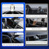 YUHENG Visor,360 17 37 Car Phone Holder Mount for Dashboard Rearview Mirror Sun Rotation & Strong Grip,Universal
