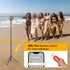EMART Tripod for iPhone, Adjustable 52’’ Tall Portable Travel Stand, Cell Phone Tripod with Remote for Smartphone