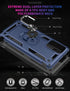 Samsung Galaxy Note 20 Case - Note20 5G Case with HD Screen Protectors, Military-Grade Metal Ring Holder Kickstand