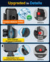 VANMASS 2024 Newest Military-Grade Car Phone Holder Mount, Over 60LBS Suction, Dashboard Windshield for iPhone 15 Pro