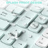 RECCAZR 2.4GHz Silent Keyboard and Mouse Combo Wireless,ful-Sized Wireless Keyboard and Adjustable DPI Mouse, USB