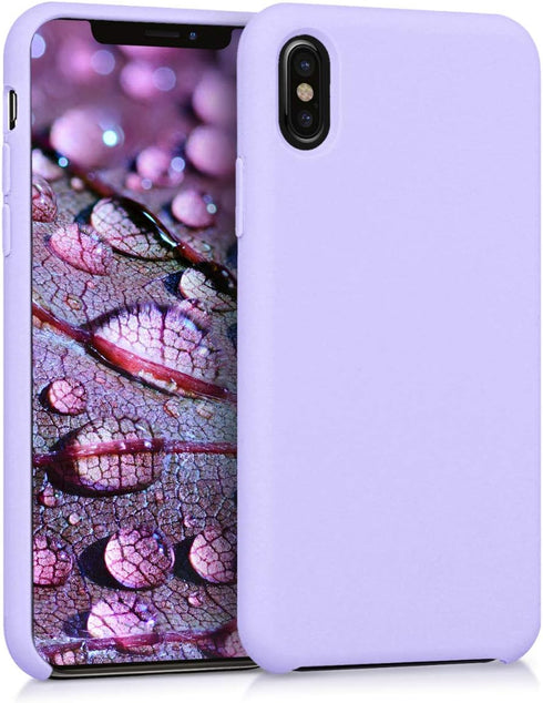 kwmobile Case for Apple iPhone X - TPU Silicone Phone Cover with Soft Finish - Lavender
