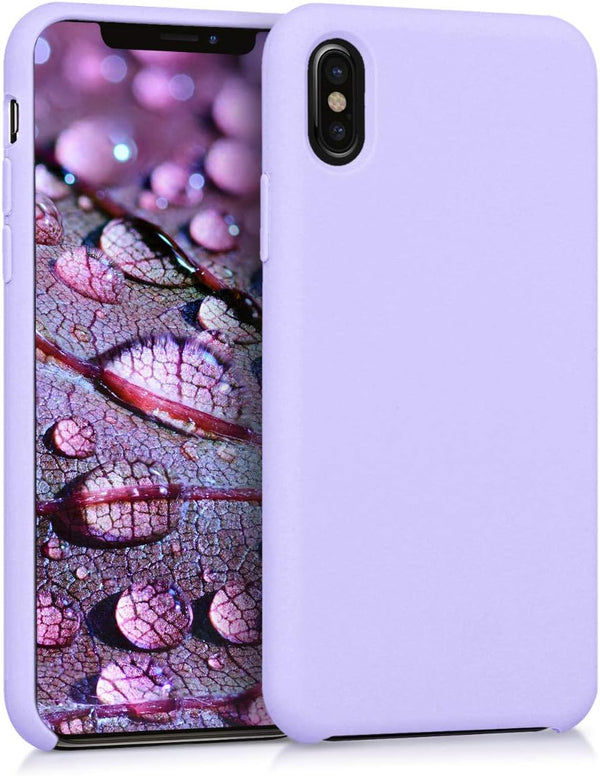 kwmobile Case for Apple iPhone X - TPU Silicone Phone Cover with Soft Finish - Lavender