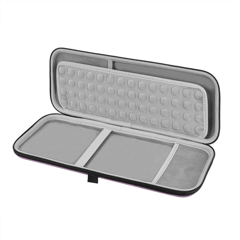 Geekria K380 Keyboard + M350 Mouse Combo Carrying Case, Protective Travel Bag for Logitech Pebble 2 Combo, Lavender