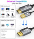 THANDBLE 6FT (4K60Hz), PS5 Active HDMI to DisplayPort Cable Uni-Directional HDMI Source to Display Port Monitor Cable