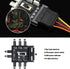eMagTech 2Pcs 4-Pin IDE Molex 1 to 8-Way Cooling Fan Splitter Hub with 4 Pin Fan Speed Controller, 53x48mm