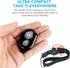 2 Pack Wireless Camera Remote Control for iPhone & Android Phones, Clicker for Photos & Videos - Pink & Purple