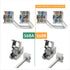 LINKUP RJ45 Connectors Cat6A, 2 Pack, Shielded Keystone Jack for Cat6A up to 22AWG Solid Bulk S/FTP Ethernet Cable