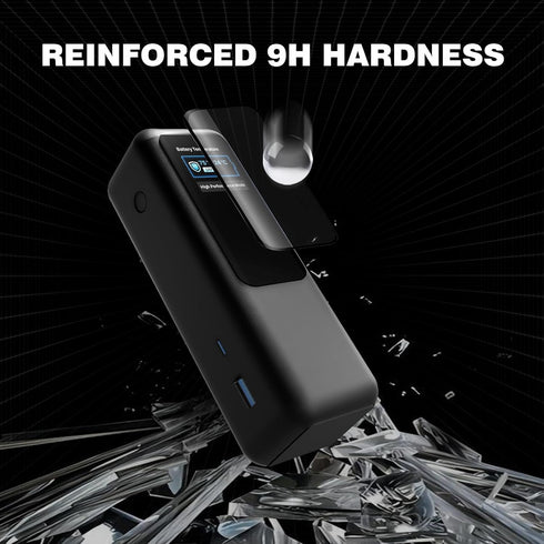 Truwild 2-PCS (A1695), 9H Screen Protector Compatible with Anker Laptop Power Bank Hard Glass Protector, Anti-Shatter
