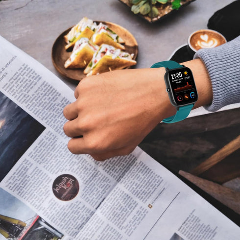 RuenTech Compatible with WNH IDW25/Faweio IDW26/Fitpolo IDW208P Smart Watch Bands, Replacement Silicone Bands