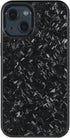 molzar Grip Series Case for iPhone 13 Mini, Real Forged Carbon Fiber, Built-in Metal Plate, Wireless Charging, Glossy