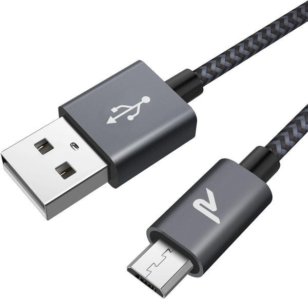 RAMPOW Micro USB Cable 10ft, Extra Long Charging Cord, QC 3.0 Fast Charge & Sync USB Cable for Samsung Galaxy