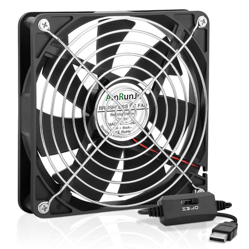 140mm x 25mm USB Computer Fan with 3 Speed Degree 5v PC