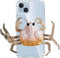 Seconddog 3D Finger Pinch Crabs Funny Stretching Decompression Phone Case Compatible with iPhone