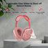 for AirPods Max Case Clear Pink Glitter,Clear Case for Airpods Max Case Cover,Shockproof Anti-Scratch Soft TPU Protective Case No-Yellowing Accessories for AirPod Max Headphone-Pink Glitter