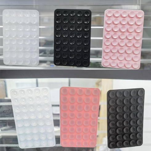 Generic 2 Sets, Mobile Phone Suction Cup Silicone Exquisite Double-Sided Type, Hands-Free Mobile Phone Accessories