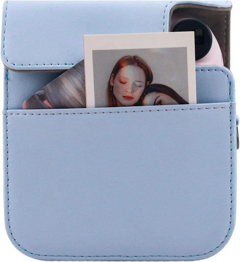 Frankmate Protective Case for Fujifilm Instax Mini 12 Instant Film Camera, Accessory Pocket and Strap