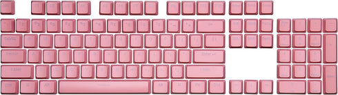 Cooler Master Sakura Pink PBT Doubleshot Backlit Keycap Upgrade Set for Mechanical Keyboards, US 104 Layout