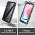 for Samsung Galaxy A24 4G Phone Case, Waterproof Case with Built-in Screen Protector, Full Body Dustproof Shockproof Rugged Heavy Duty Protection Case with Cell Phone Ring Holder for Samsung A24 4G