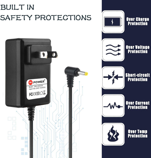 PKPOWER AC DC Adapter for Kodak Easyshare 4 MP 6 MP M380 M381 M340 M341 M420 M853 M863 M873; Power Supply for V530 V610 V70 V803 Z1015 M1093IS M893IS DX-7590 KWS0525