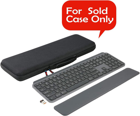 khanka Hard Travel Case for Logitech MX Keys S/MX Keys Mini/MX Keys Advanced Wireless Keyboard (Case Only)