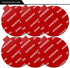 AZXYI 6 80mm(3.15 inches) PCS Windshield Mount Adhesives for Suction Cup Mount, Circle Double-Sided Sticker Pads