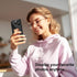 Smart Ink Black Screen Projection Phone Case for iPhone 13 Pro Max, Customizable Ink Screen Back Cover