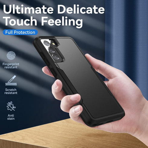Samsung Galaxy S21 Case with HD Screen Protector, Military Grade Drop Tested Heavy-Duty Protective Case