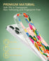 iPhone 15 Pro Max Case with Camellia Blossom Floral Design, Cute Clear Flower Cover for Women, Slim Shockproof Bumper